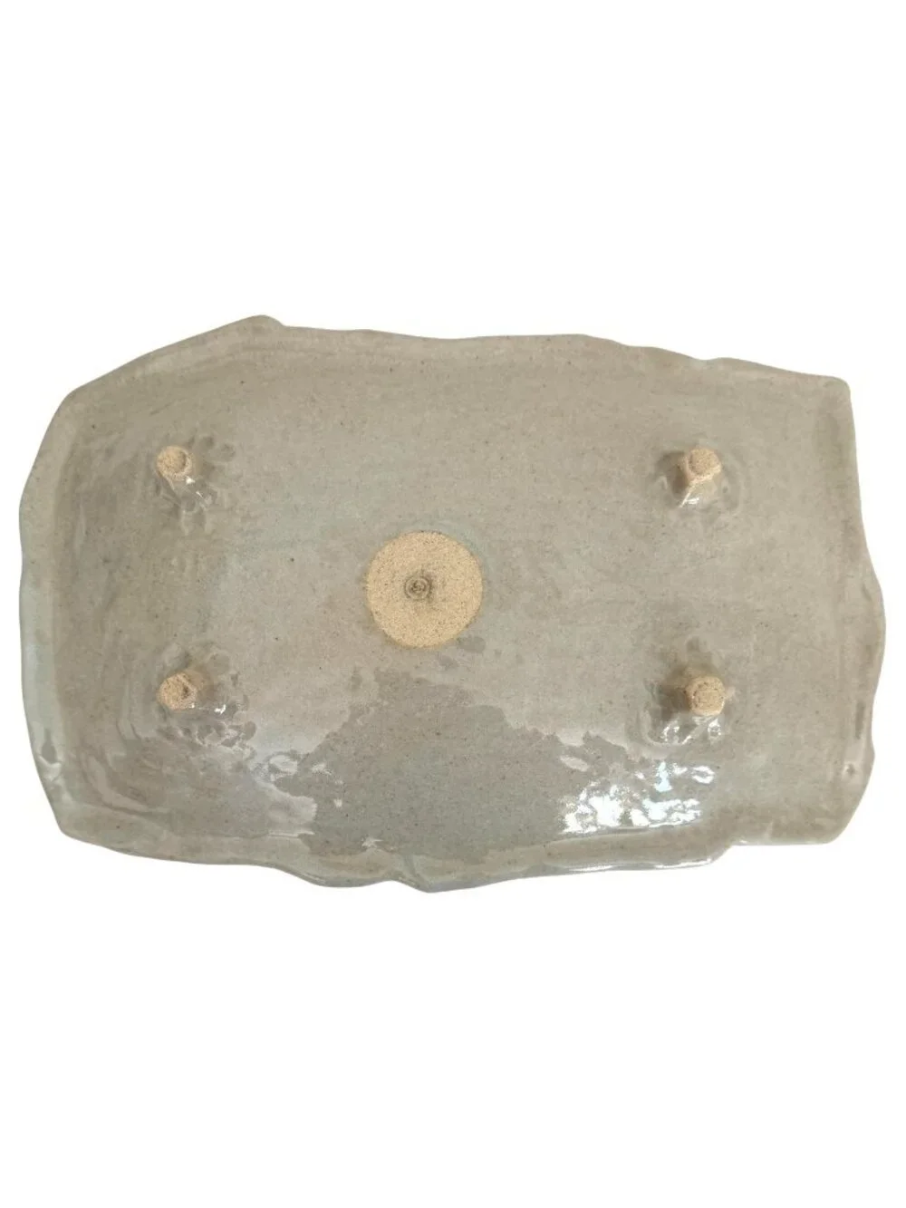 Japanese Long Dish Octopus Arabesque Blue White Ceramic Rectangular Plate‎